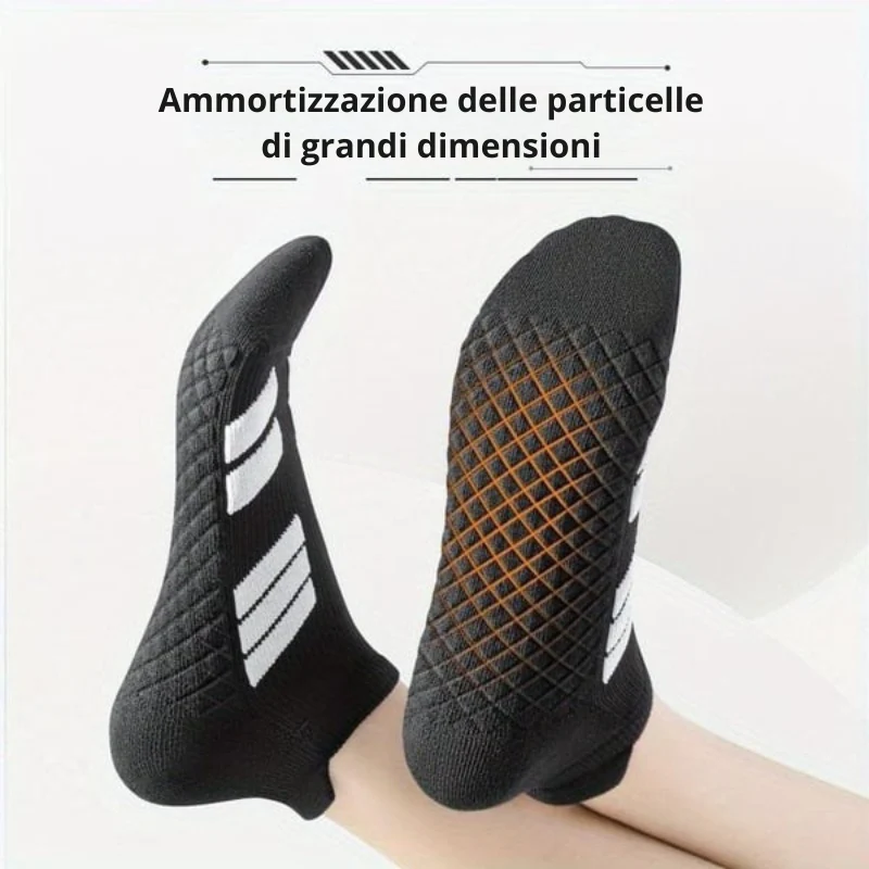 SwiftStep - Calzini Sportivi Traspiranti Con Strisce Antiscivolo - Image 3