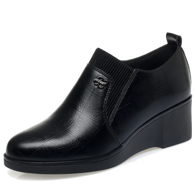 Switolina - Scarpe Alla Moda Con Zeppa In Pelle - Image 10