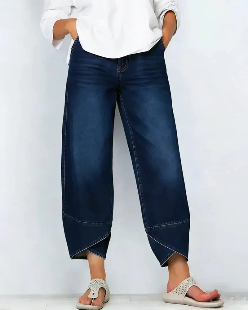 Synira - Jeans Casual a Zampa Corta - Image 3