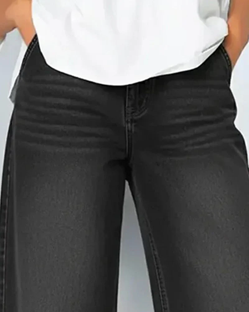 Synira - Jeans Casual a Zampa Corta - Image 5