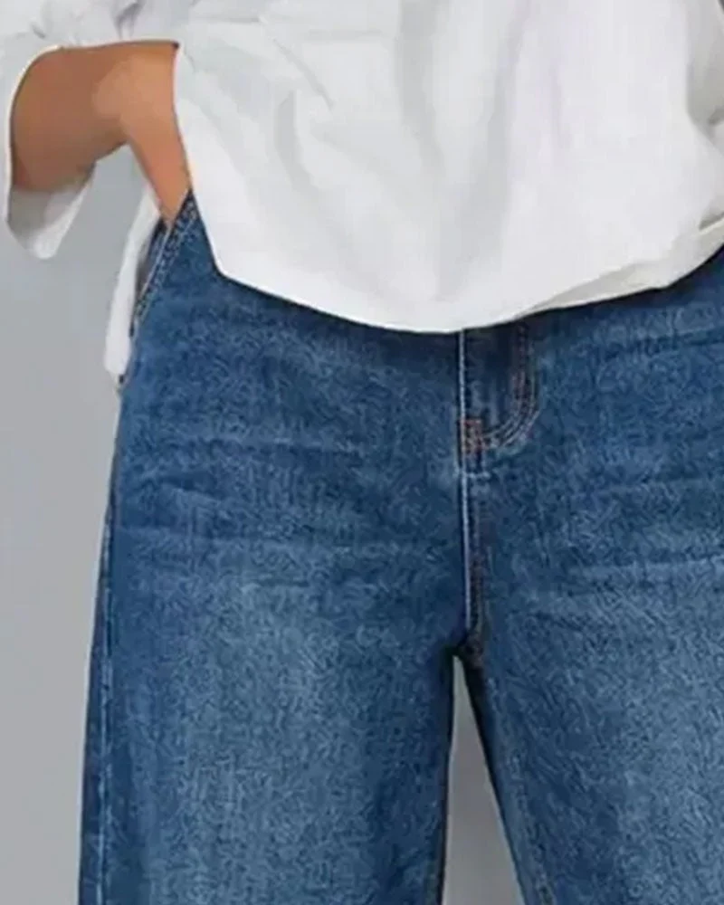 Synira - Jeans Casual a Zampa Corta - Image 7