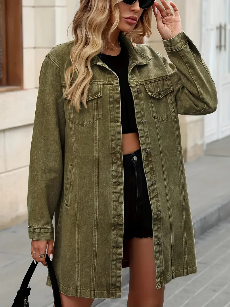 Tacie - Giacca In Denim Con Tasche Frontali - Image 3