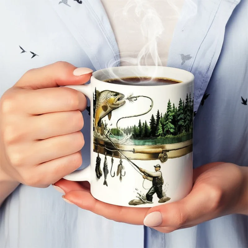 TackleMug - Tazza da Caffè con Motivo a Tema Pesca - Image 4