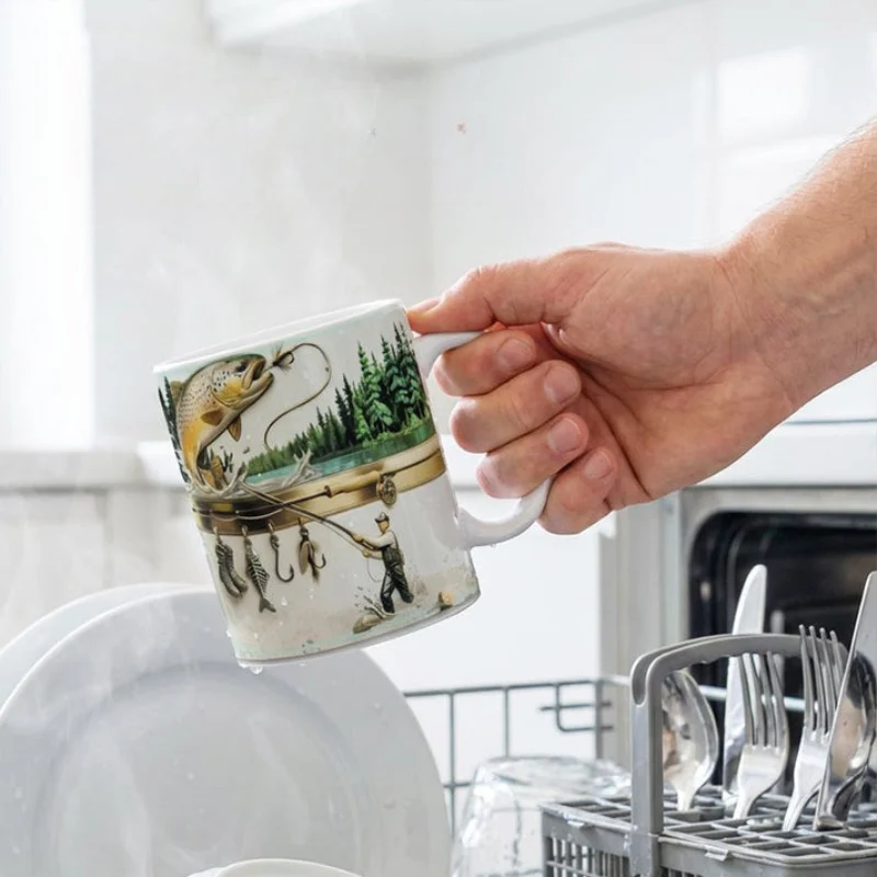 TackleMug - Tazza da Caffè con Motivo a Tema Pesca - Image 6