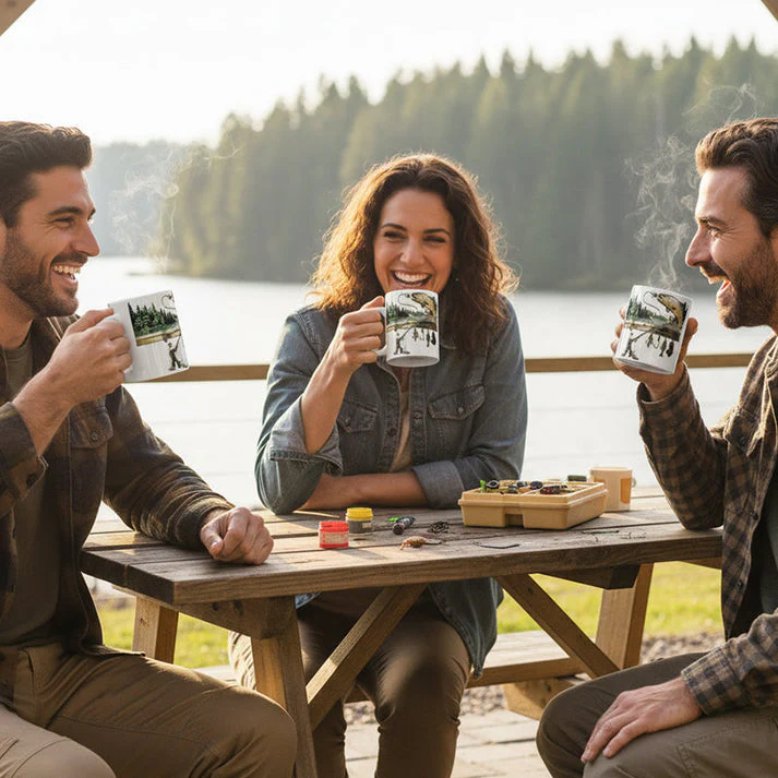 TackleMug - Tazza da Caffè con Motivo a Tema Pesca - Image 7