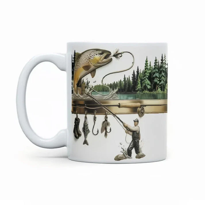 TackleMug - Tazza da Caffè con Motivo a Tema Pesca - Image 9