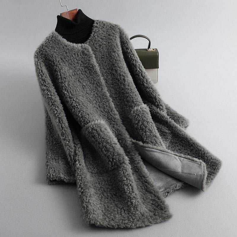 Tahliaa - Cappotto In Pile Teddy Con Tasche - Image 2