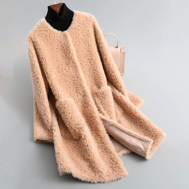 Tahliaa - Cappotto In Pile Teddy Con Tasche - Image 4