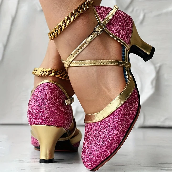 Taleia - Sandalo Elegante Con Tacco Grosso - Image 4