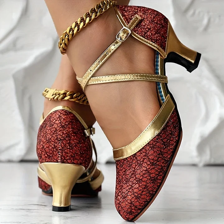 Taleia - Sandalo Elegante Con Tacco Grosso - Image 5