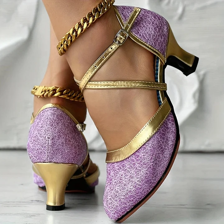 Taleia - Sandalo Elegante Con Tacco Grosso - Image 6