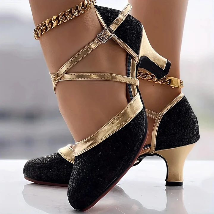 Taleia - Sandalo Elegante Con Tacco Grosso - Image 7