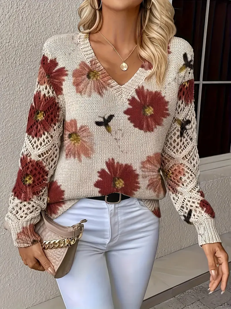 Tatyana - Cardigan Elegante Con Scollo A V - Image 2