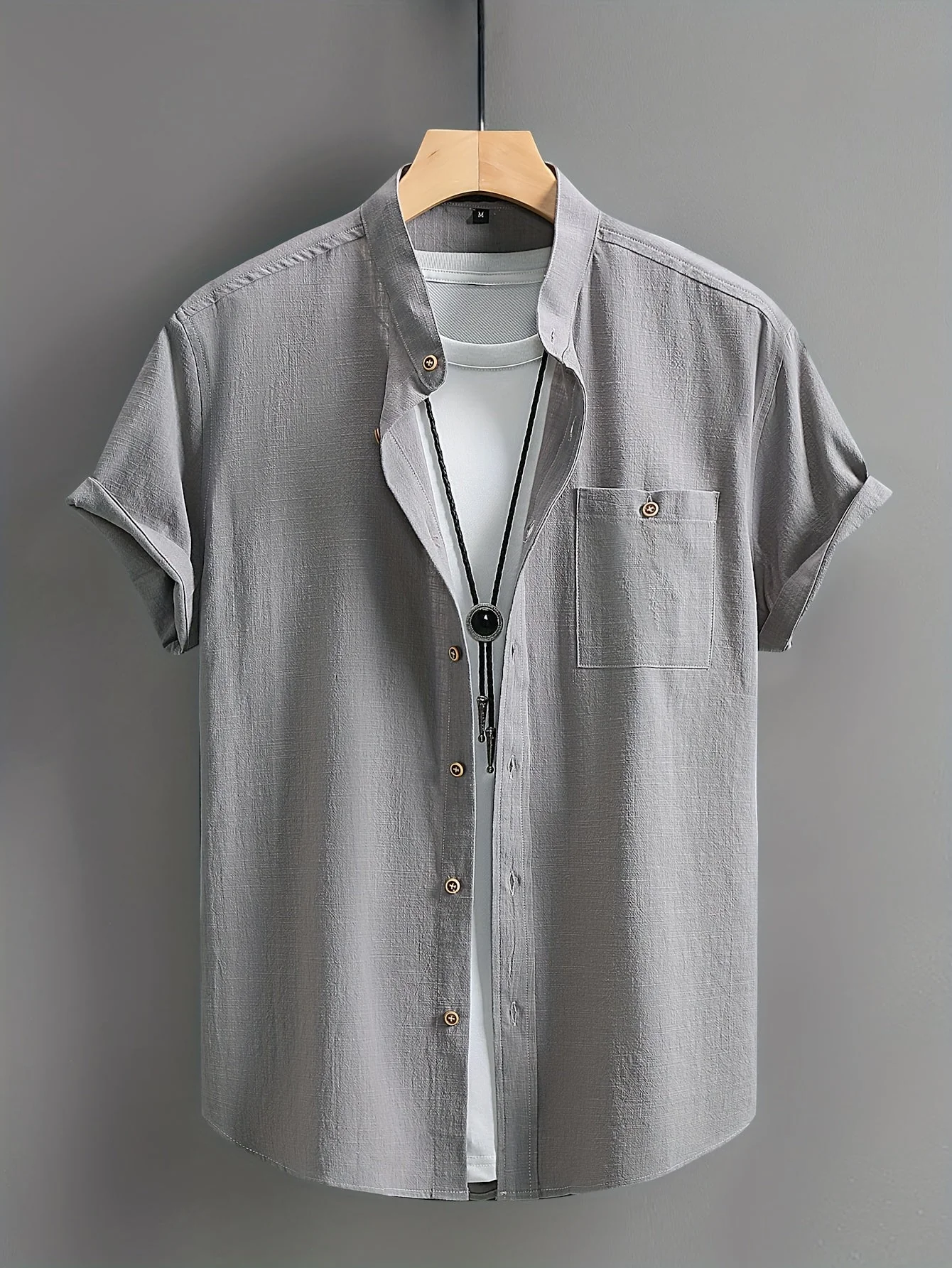 Tejada - Camicia Casual In Cotone Con Taschino - Image 3