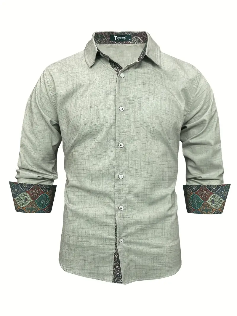 Teodoro - Camicia a Maniche Lunghe Con Bottoni - Image 10