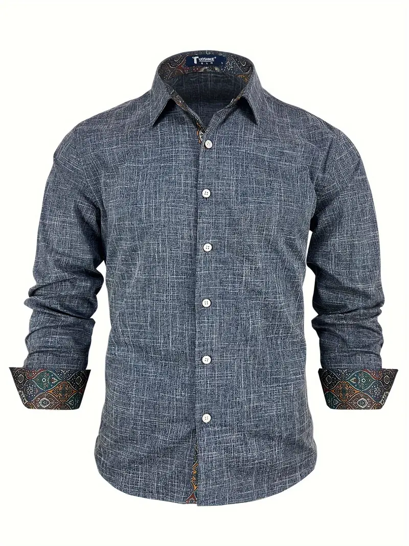 Teodoro - Camicia a Maniche Lunghe Con Bottoni - Image 17