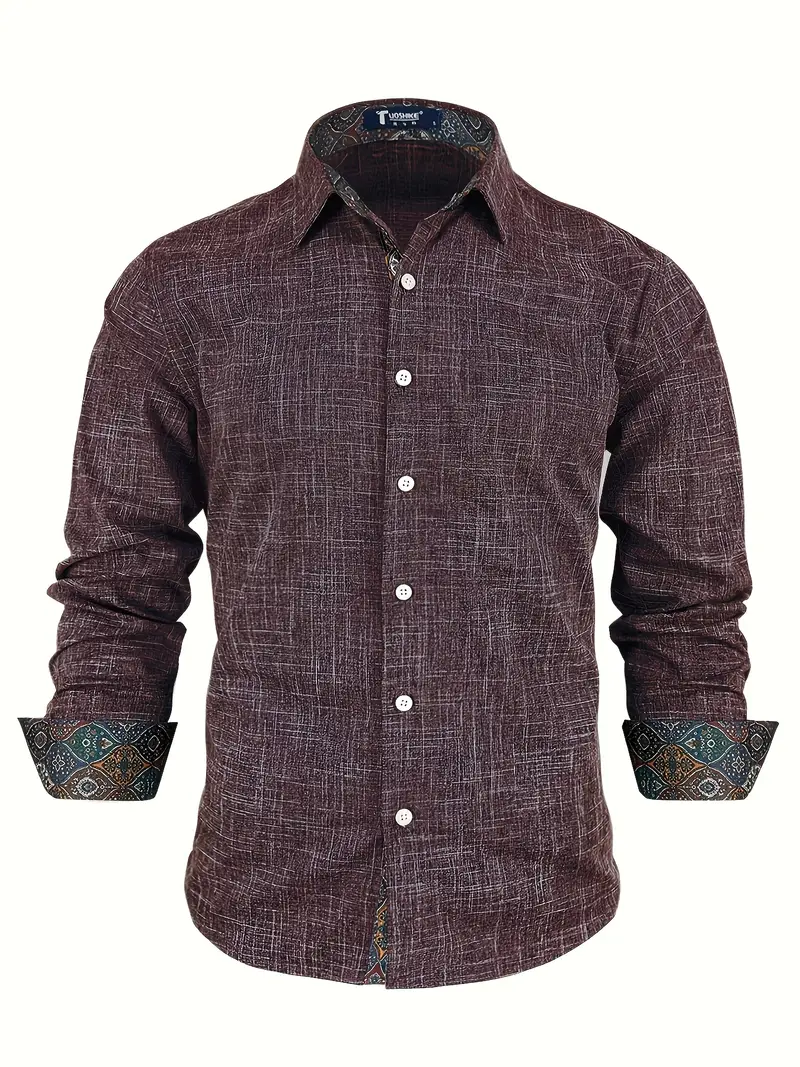 Teodoro - Camicia a Maniche Lunghe Con Bottoni - Image 19