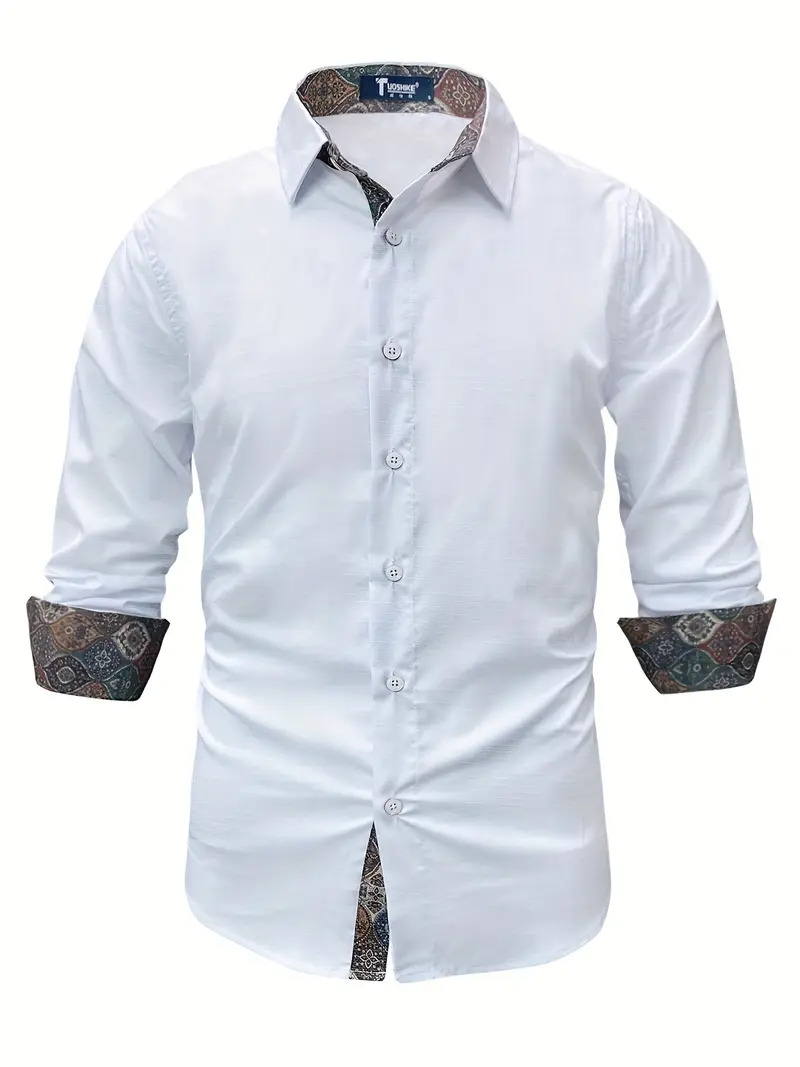 Teodoro - Camicia a Maniche Lunghe Con Bottoni - Image 8