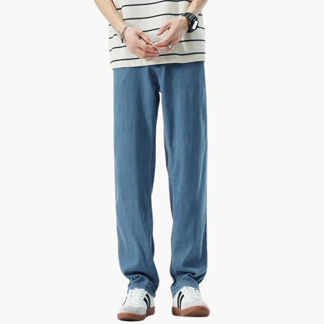Teofilo - Elegante Pantalone a Gamba Larga