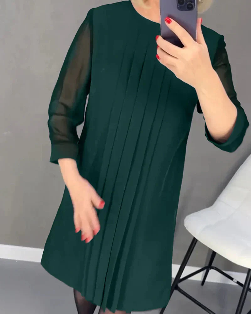 Teona - Elegante Abito Plissettato - Image 2