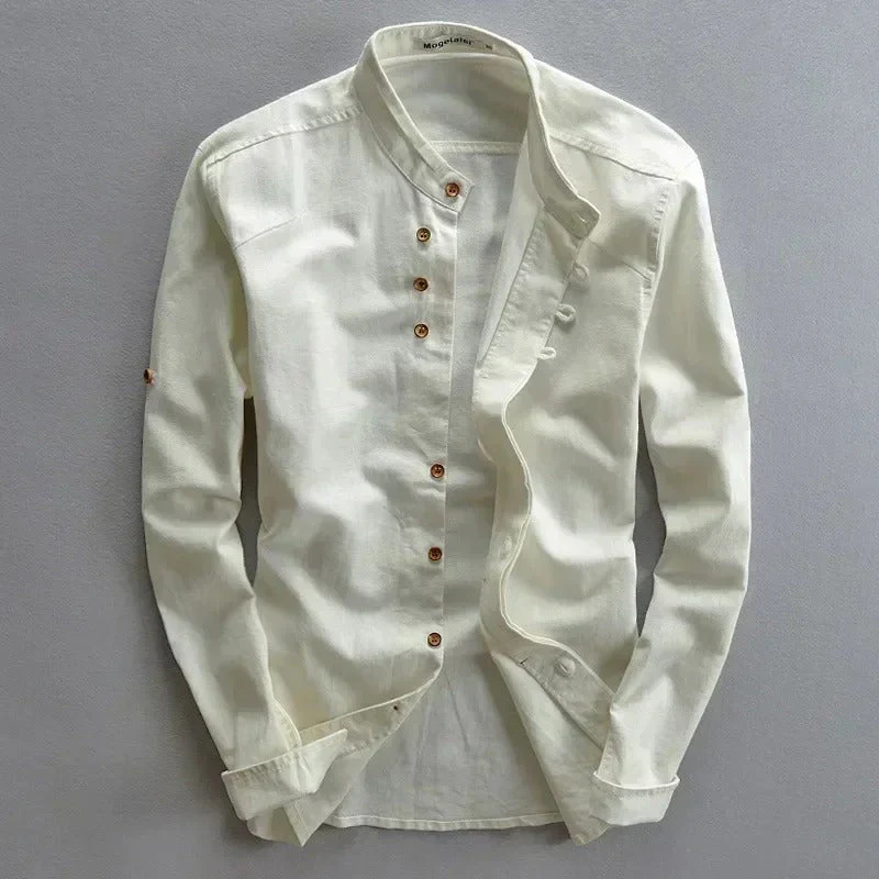 Tevin - Camicie Casual a Maniche Lunghe - Image 4