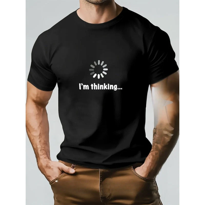 Think – Maglietta in Cotone e Stampa - Image 2
