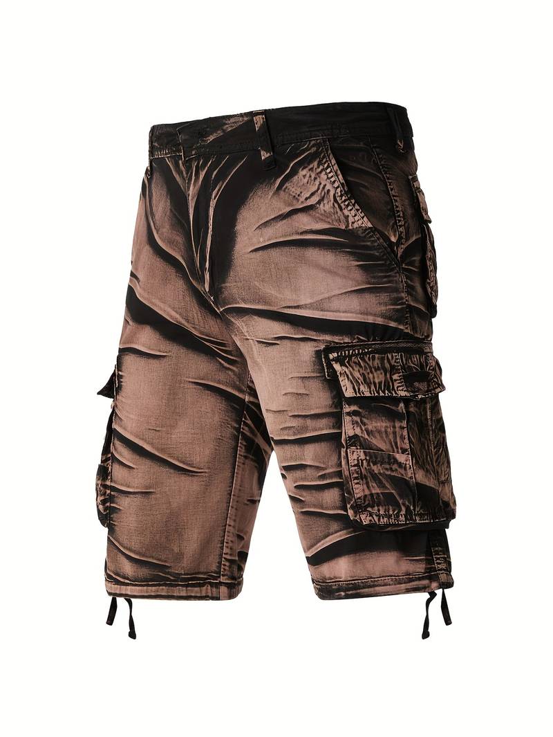 Thomas - Pantaloncini Cargo Casual Con Motivo Mimetico E Tasche - Image 3