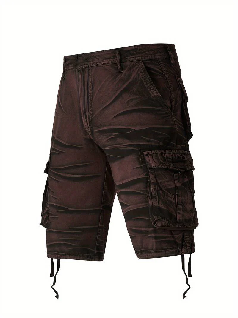 Thomas - Pantaloncini Cargo Casual Con Motivo Mimetico E Tasche - Image 4