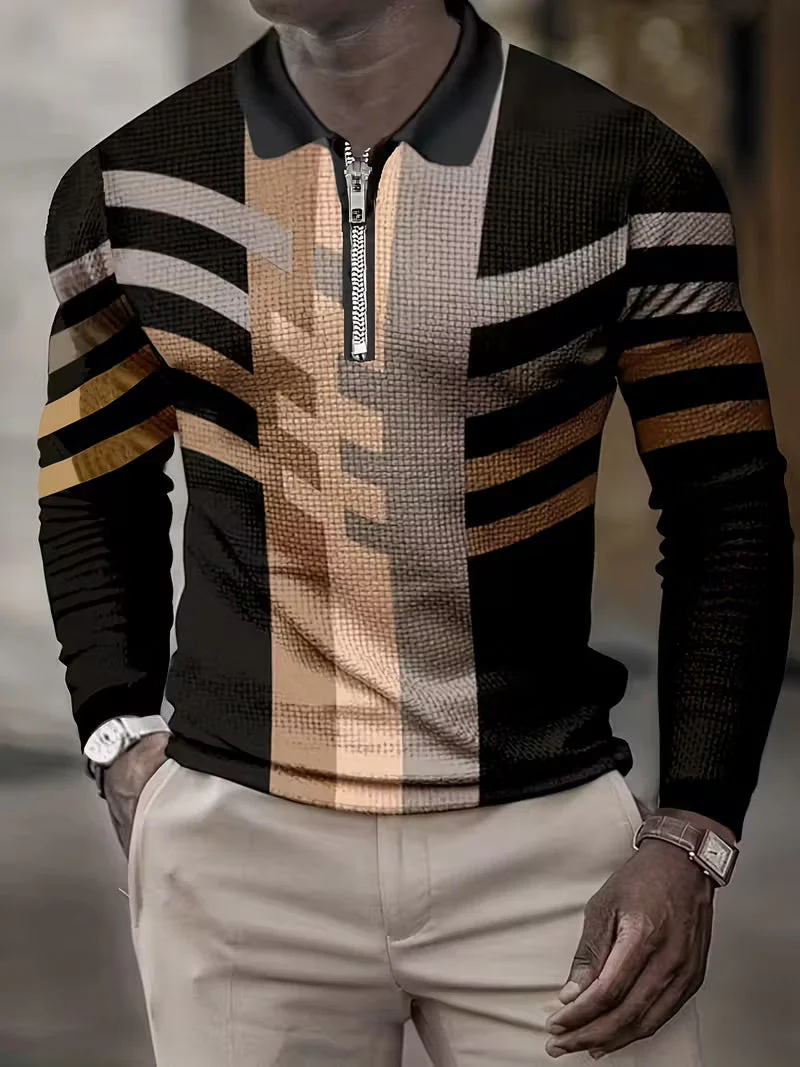 Thomson - Camicia a Maniche Lunghe Con Mezza Zip - Image 3