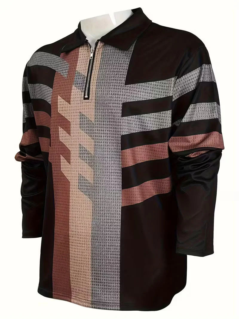 Thomson - Camicia a Maniche Lunghe Con Mezza Zip - Image 4