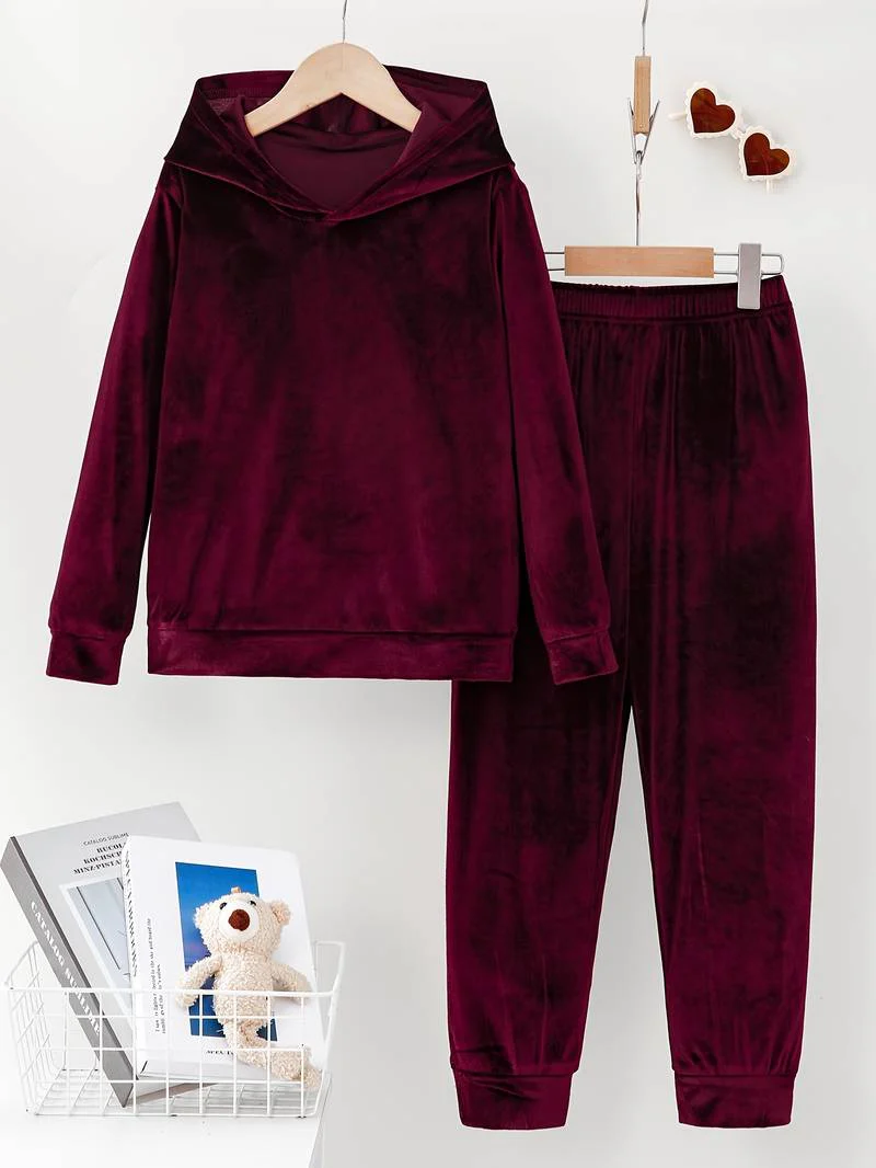 Tiferet - Elegante Set Composto da Felpa Con Cappuccio e Pantaloni