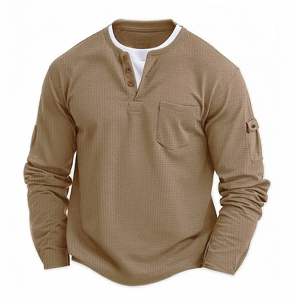 Tikhon - Elegante Camicia a Maniche Lunghe Con Tasche - Image 3