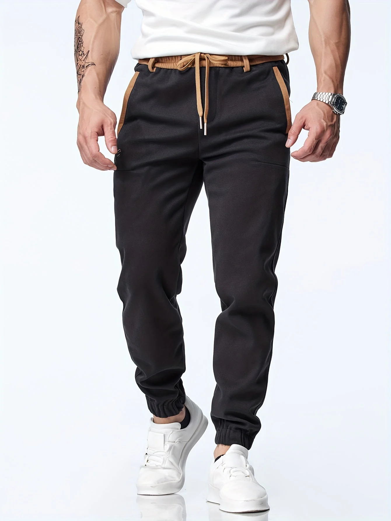Timothy - Pantaloni Casual Alla Con Elastico In Vita
