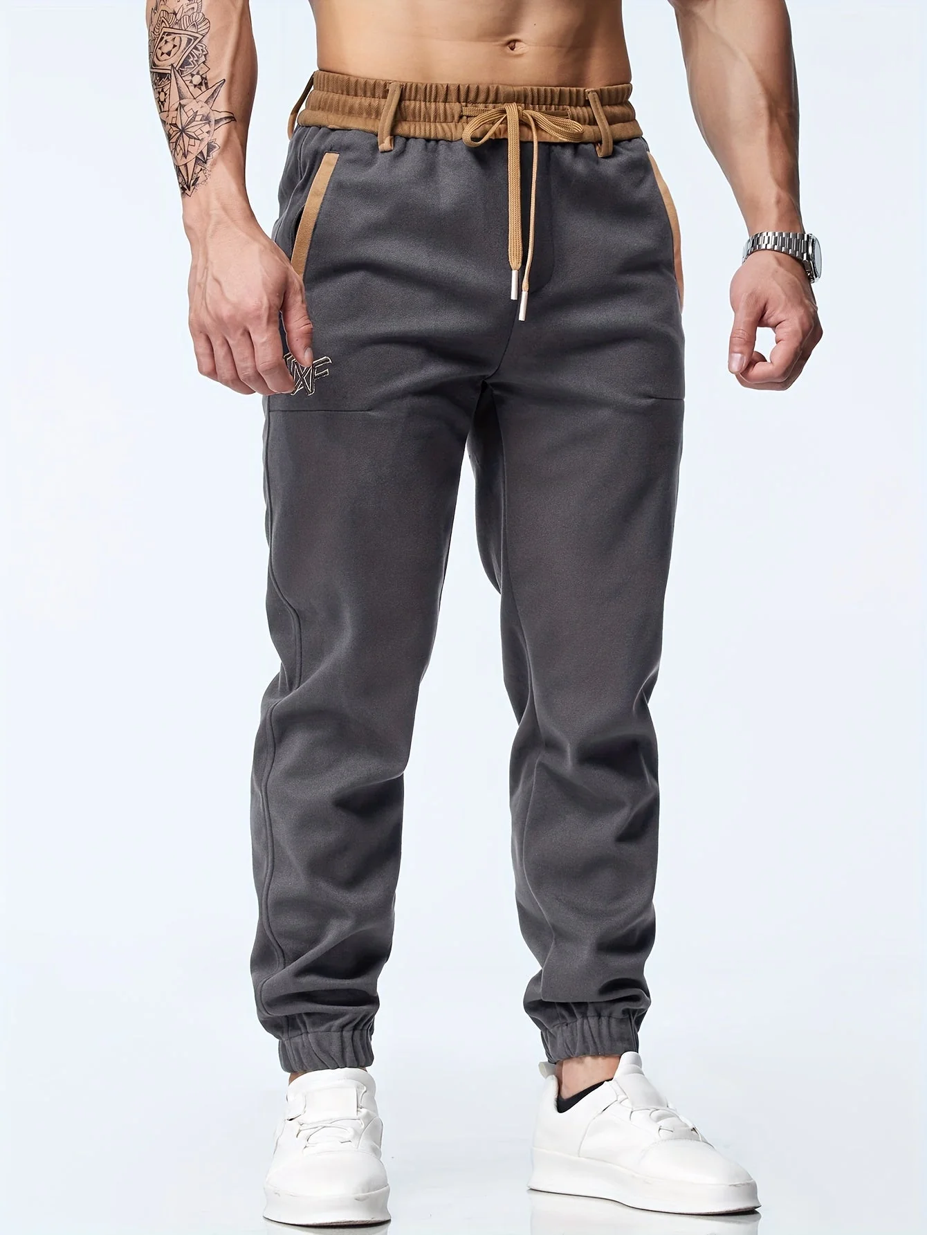 Timothy - Pantaloni Casual Alla Con Elastico In Vita - Image 4