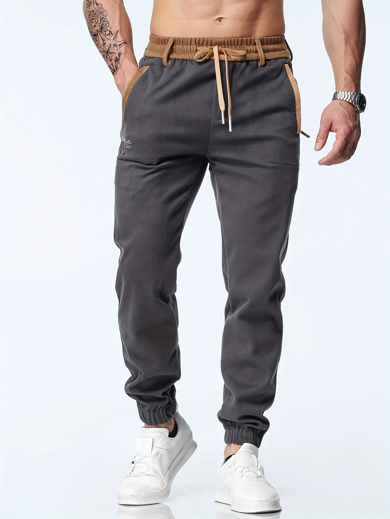Timothy - Pantaloni Casual Alla Con Elastico In Vita - Image 5