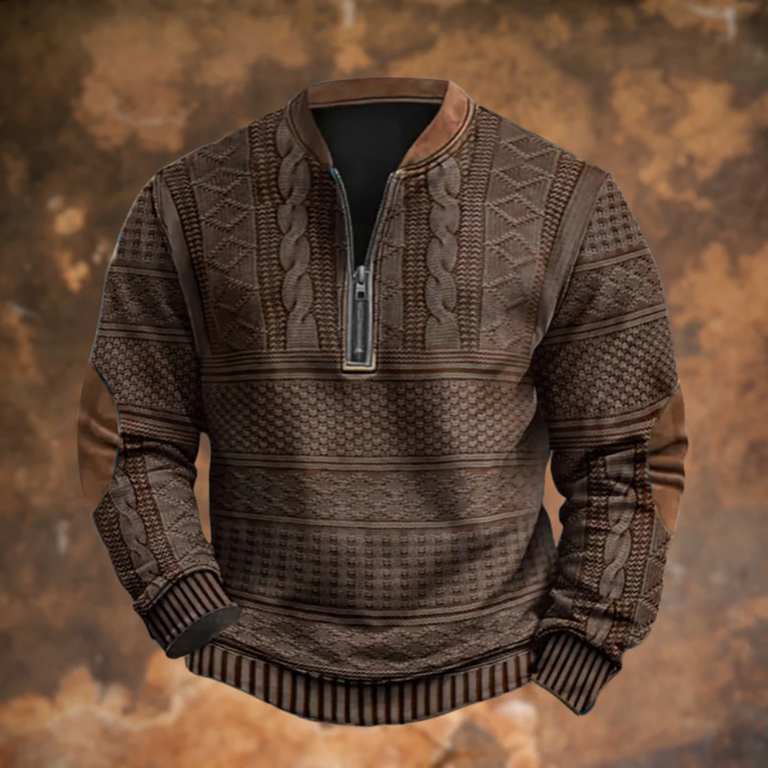 Tom - Elegante Maglione Con Zip e Maniche Lunghe - Image 4