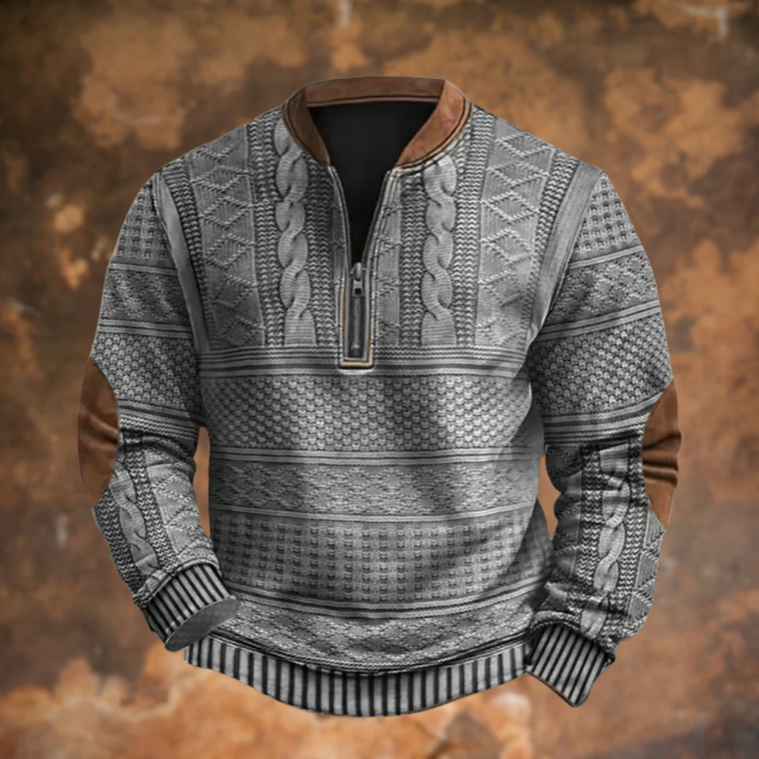 Tom - Elegante Maglione Con Zip e Maniche Lunghe - Image 5