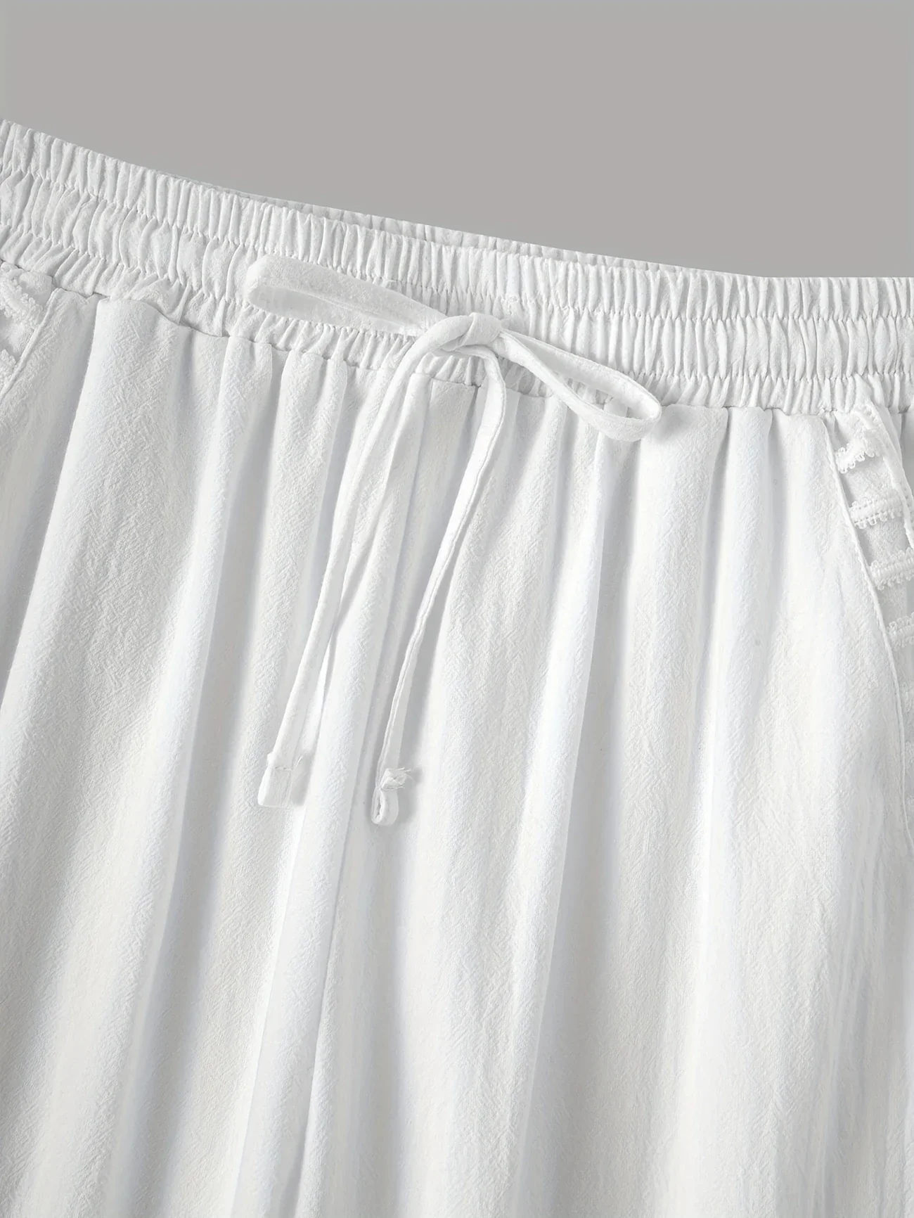 Tracey - Contrasto Trim Cropped Pantaloni - Image 18