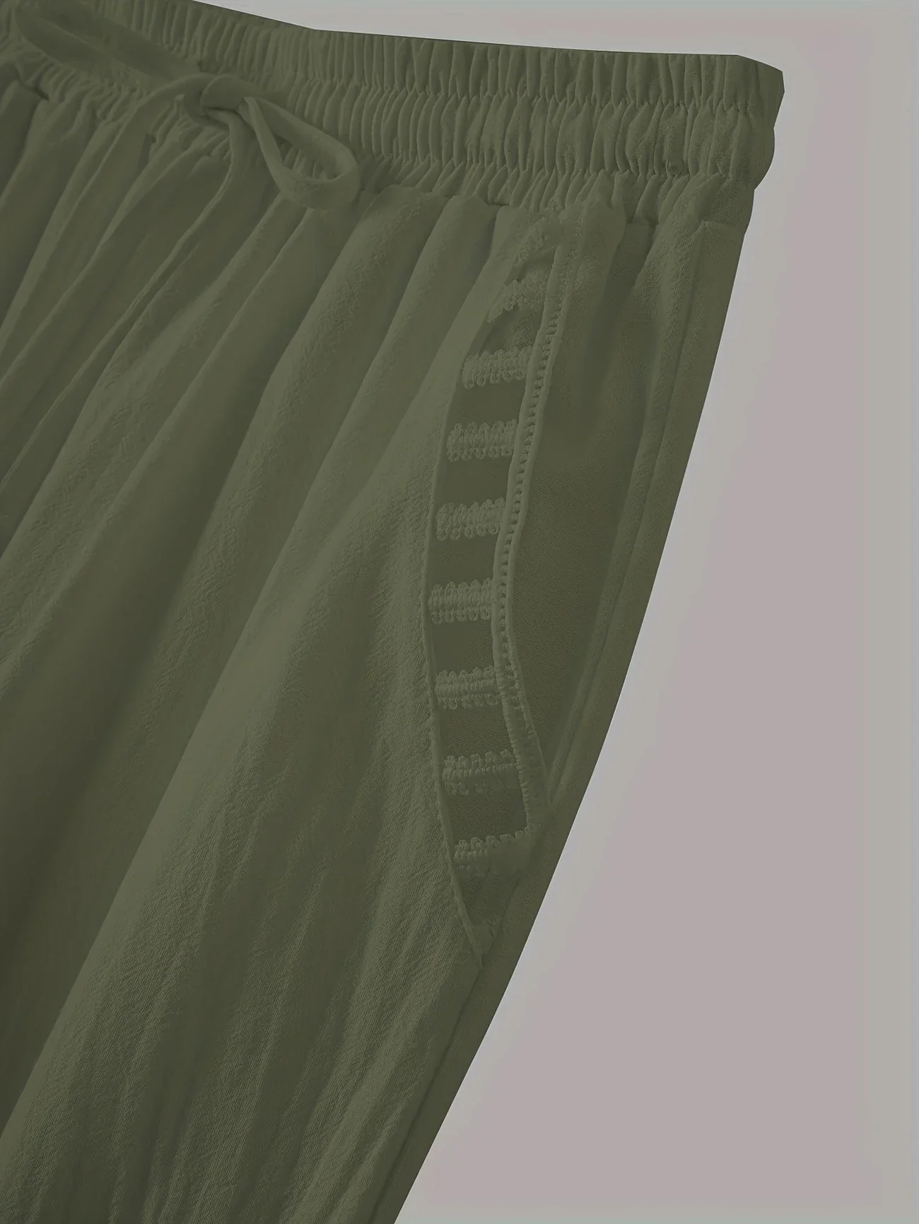 Tracey - Contrasto Trim Cropped Pantaloni - Image 31