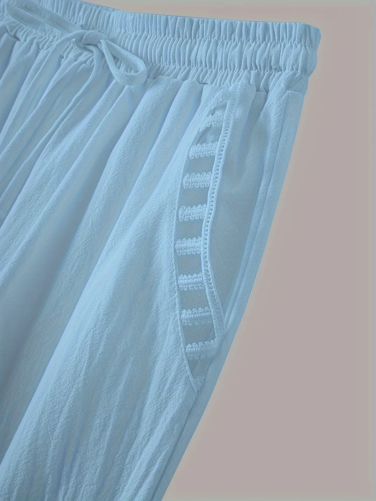 Tracey - Contrasto Trim Cropped Pantaloni - Image 41