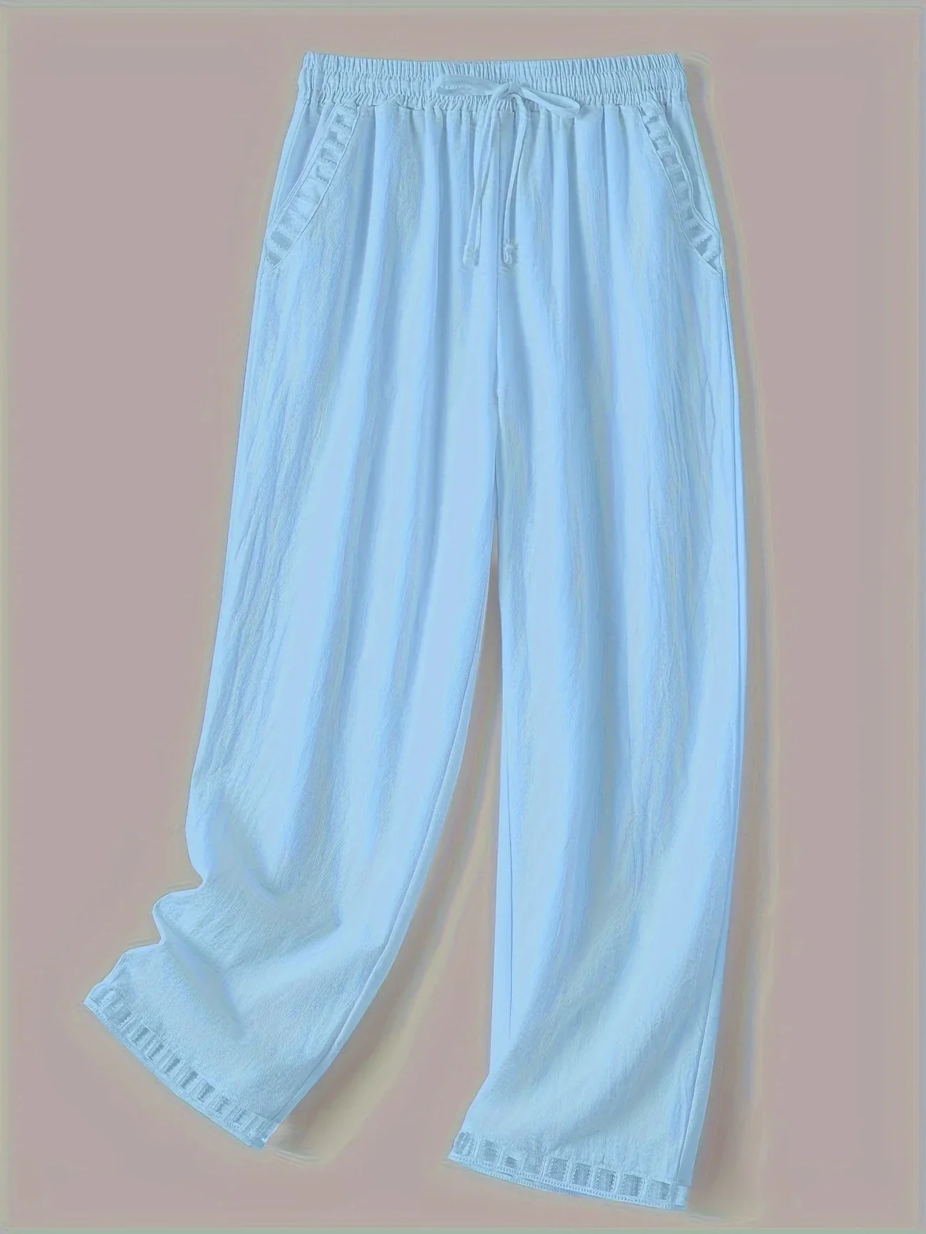 Tracey - Contrasto Trim Cropped Pantaloni - Image 42