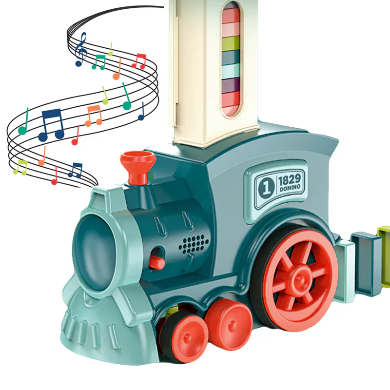 TrackMaster - Set Automatico di Trenini Domino Montessori - Image 4