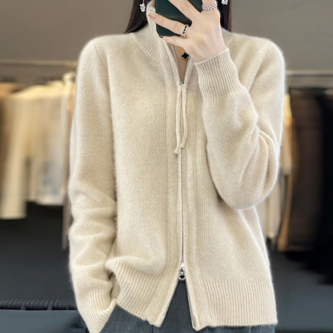 Trudi - Cardigan Con Cerniera In Lana e Cashmere - Image 3