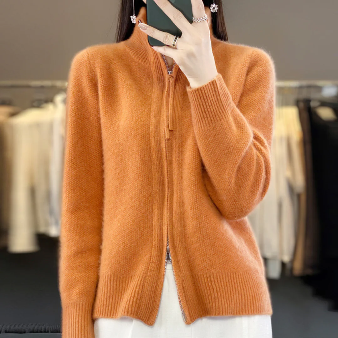 Trudi - Cardigan Con Cerniera In Lana e Cashmere - Image 5