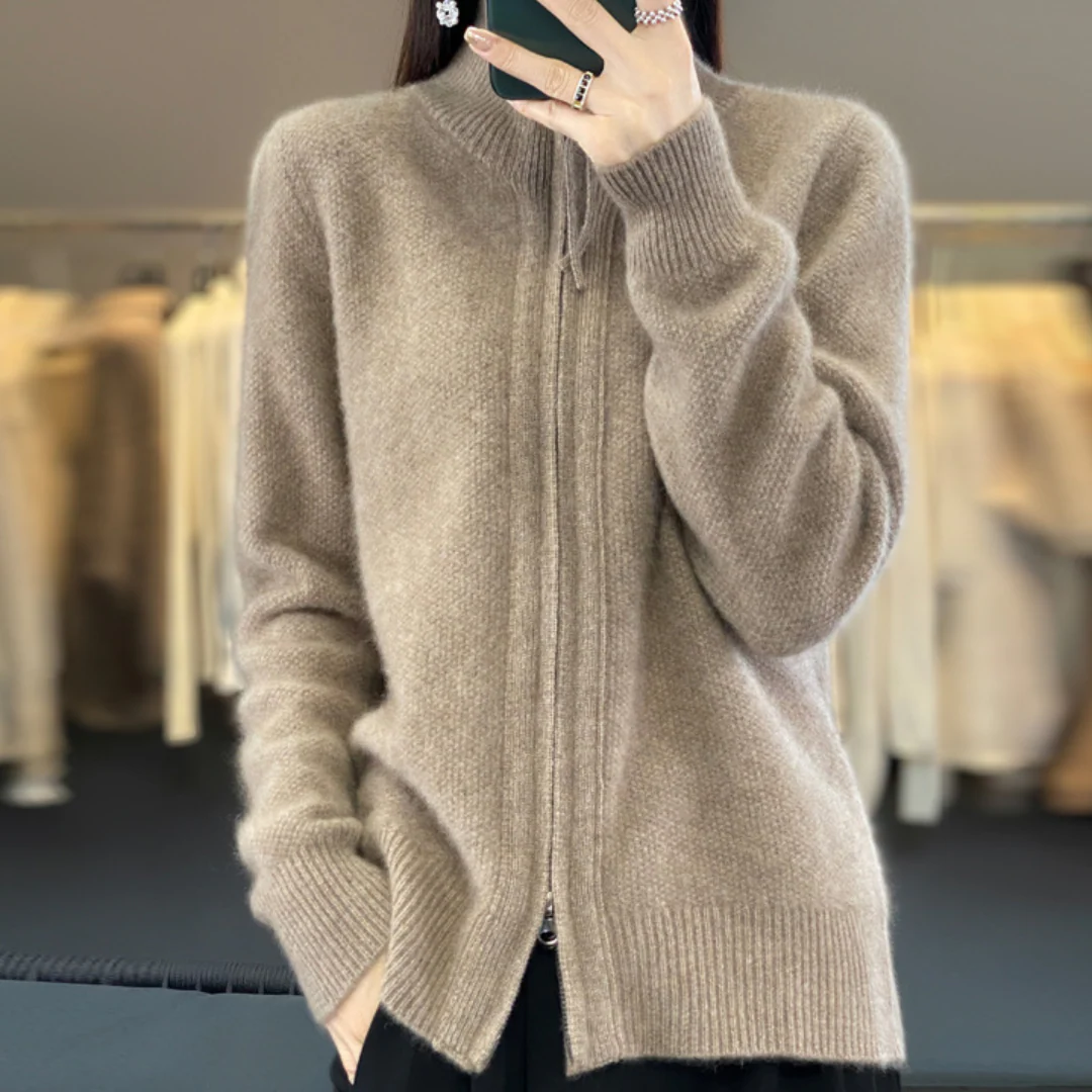 Trudi - Cardigan Con Cerniera In Lana e Cashmere - Image 7