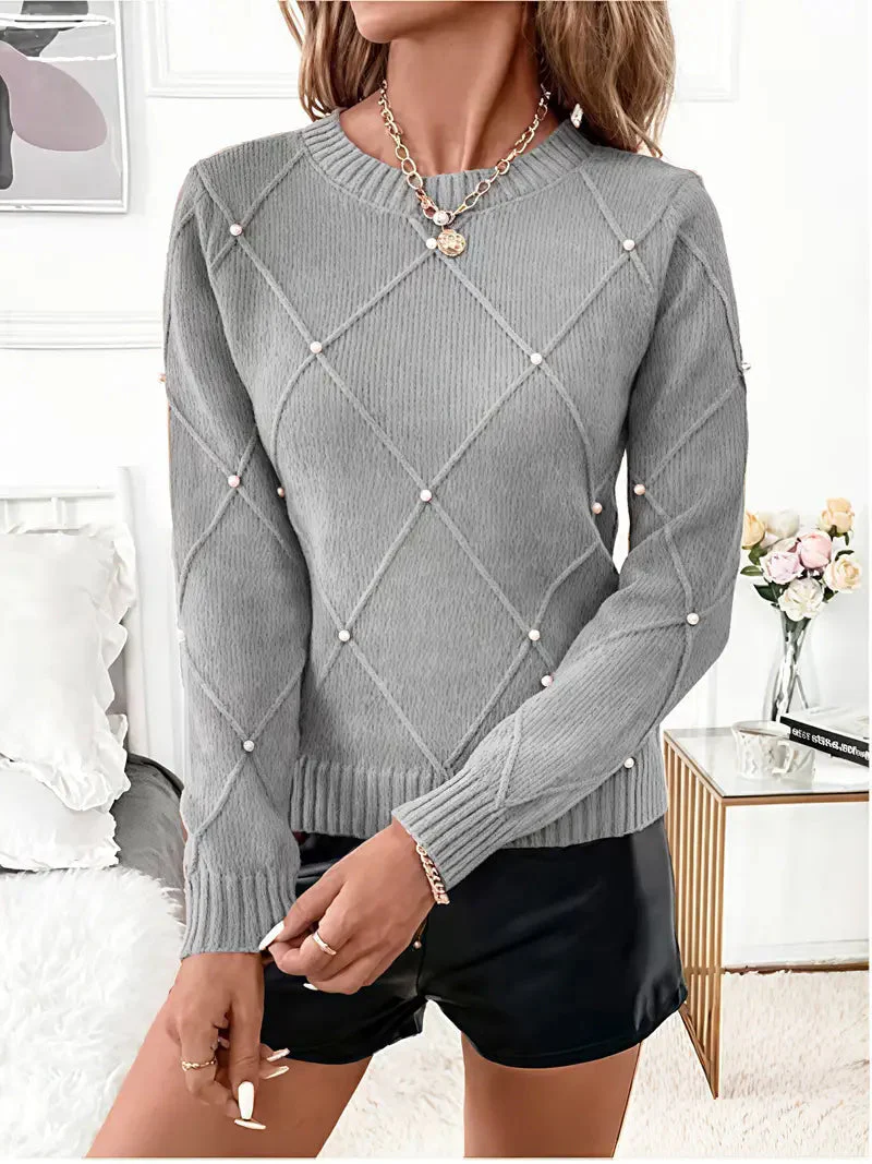 Turid - Elegante Maglione Lavorato a Maglia Con Maniche Lunghe - Image 2