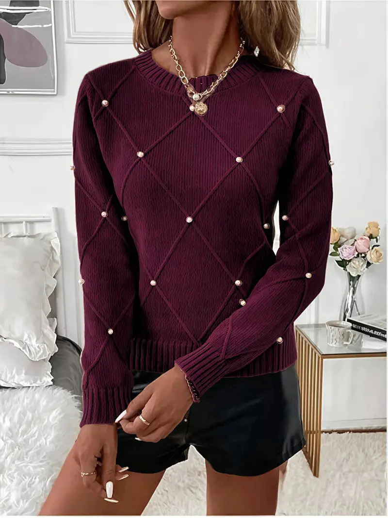 Turid - Elegante Maglione Lavorato a Maglia Con Maniche Lunghe - Image 5