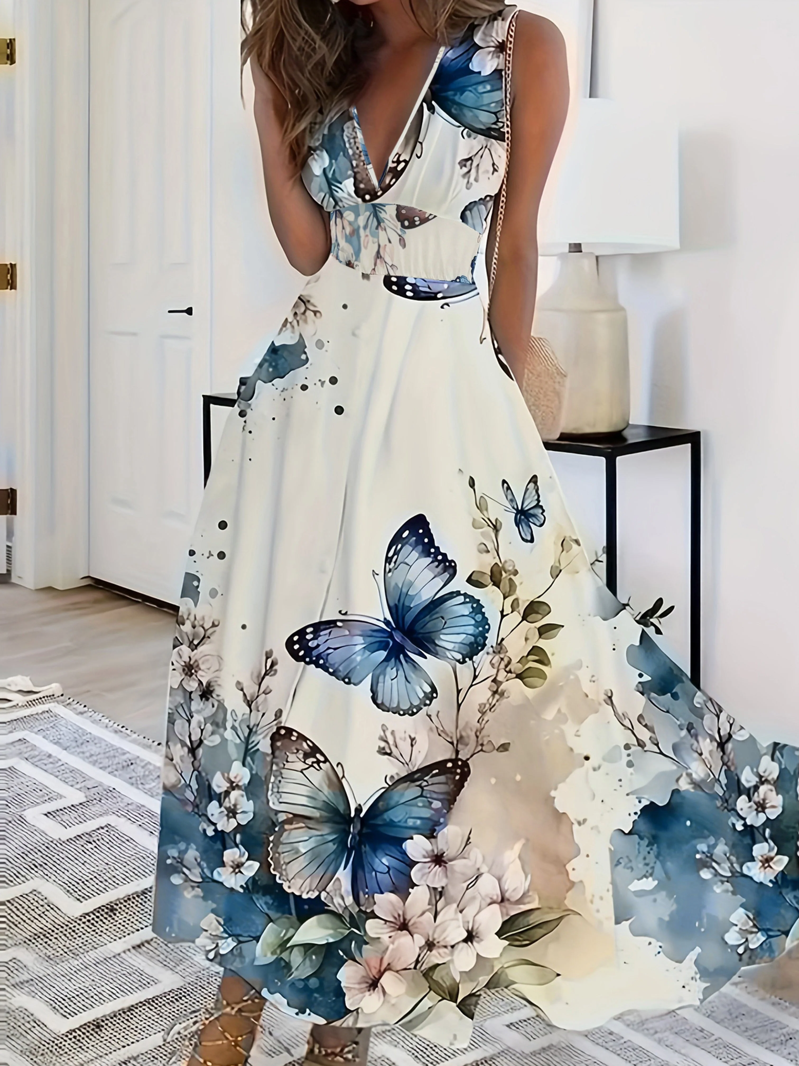 Tvoya - Abito Elegante Senza Maniche - Image 3