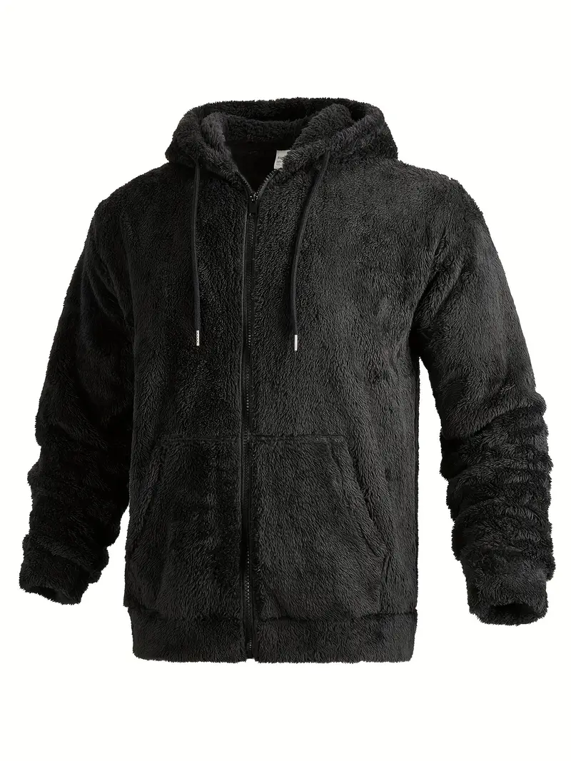 Ushakov - Casual Manica Lunga Felpa Con Cappuccio Con Cerniera - Image 11
