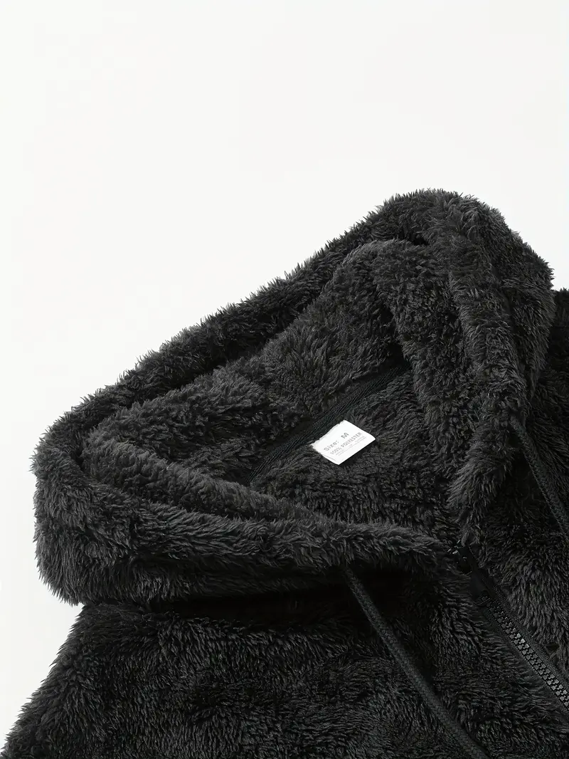 Ushakov - Casual Manica Lunga Felpa Con Cappuccio Con Cerniera - Image 13